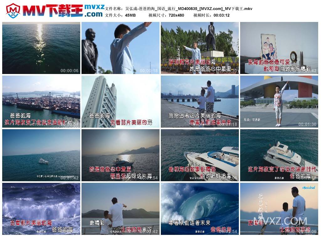 吴弘成-爸爸的海_国语_流行_MD400835